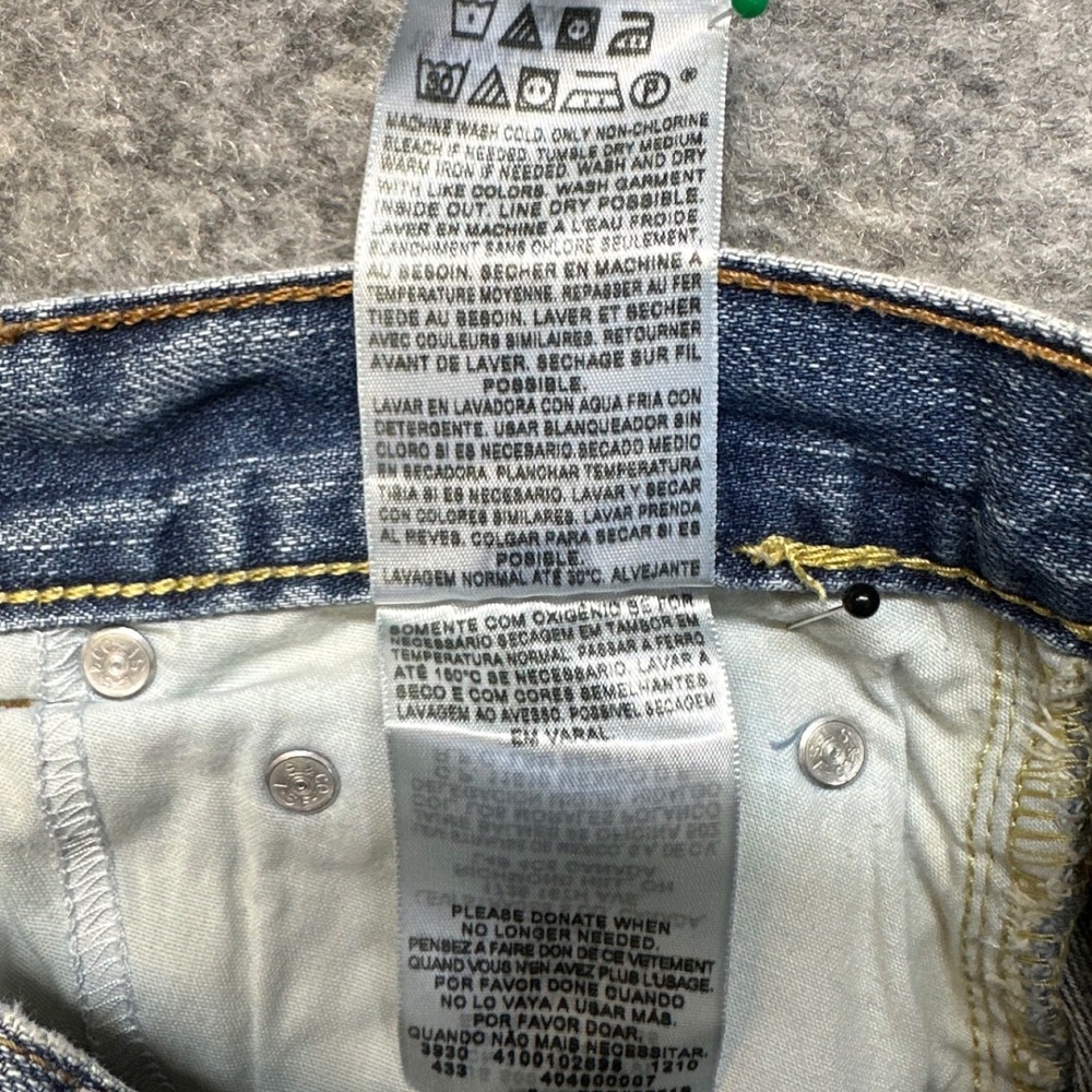 Levi's 550 Relaxed Fit Jeans Womens Slim Size 26x28 Blue Medium Wash - Picture 6 of 11